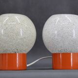 1970s Pair of Table lamps by Pokrok Zilina , Czechoslovakia