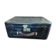 Beautiful old suitcase Vintage 1970s in marine metal army boat captain