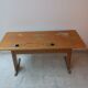 Casala school table with inkwell metal vintage