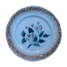 Plate earthenware slurry decoration cherries Digoin early twentieth century
