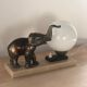 Lampe éléphant art déco