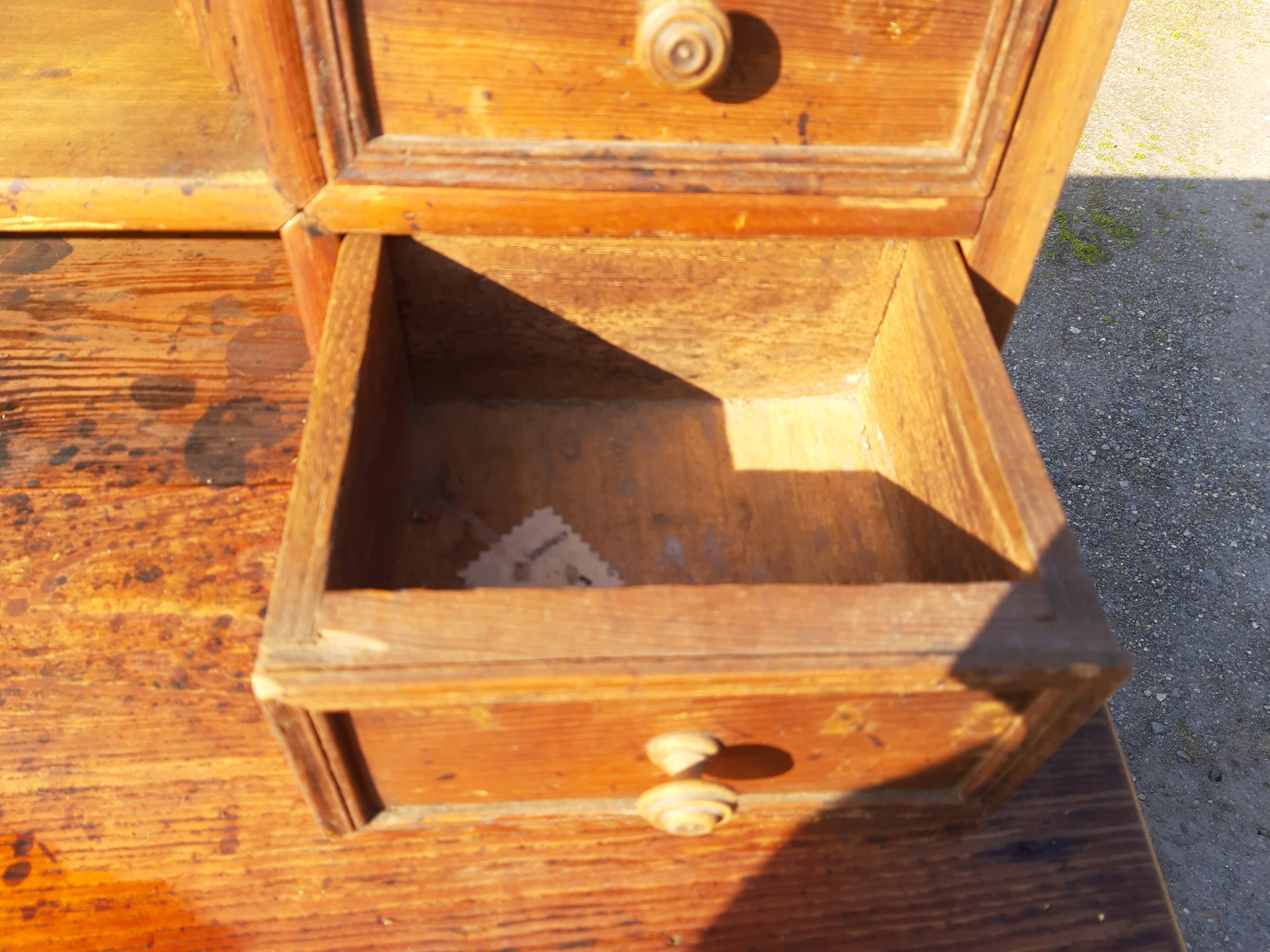 Comptoir caisse de mercerie 1900