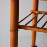 Table basse en teck à roulettes des années 1960