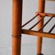 1960s teak coffee table on casters