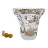 Thick crystal vase