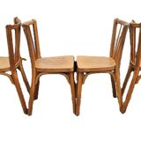 4 Vintage Baumann Bistro Chairs from the 50s/60s