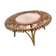 Table basse en bambou