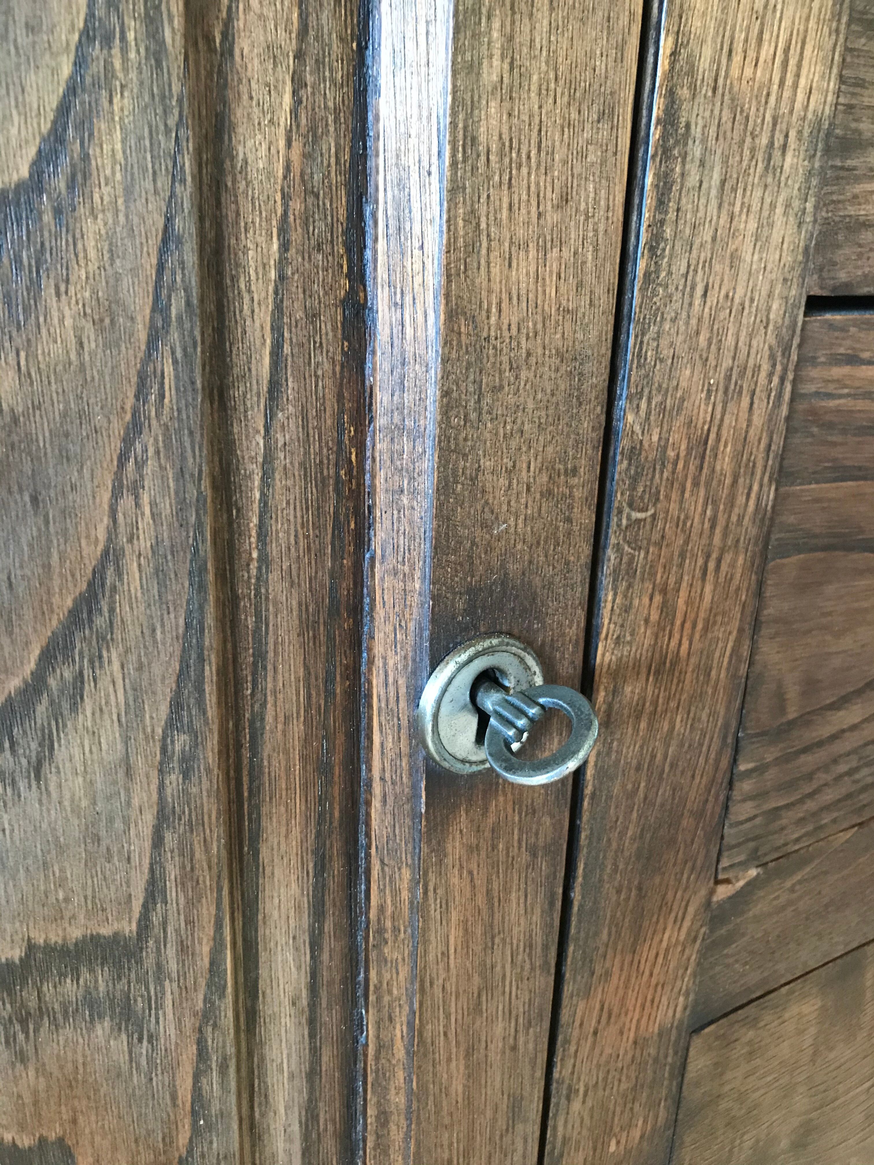 Asymmetrical wardrobe old Art Deco style