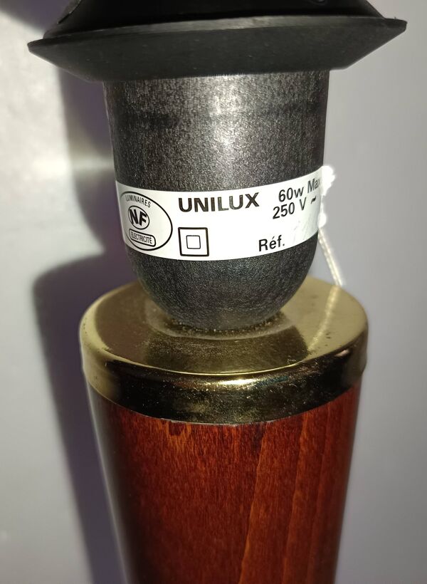 Lampe de bureau/ chevet vintage marque unilux avec tirette