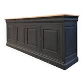 Enfilade with 4 cherry wood doors.