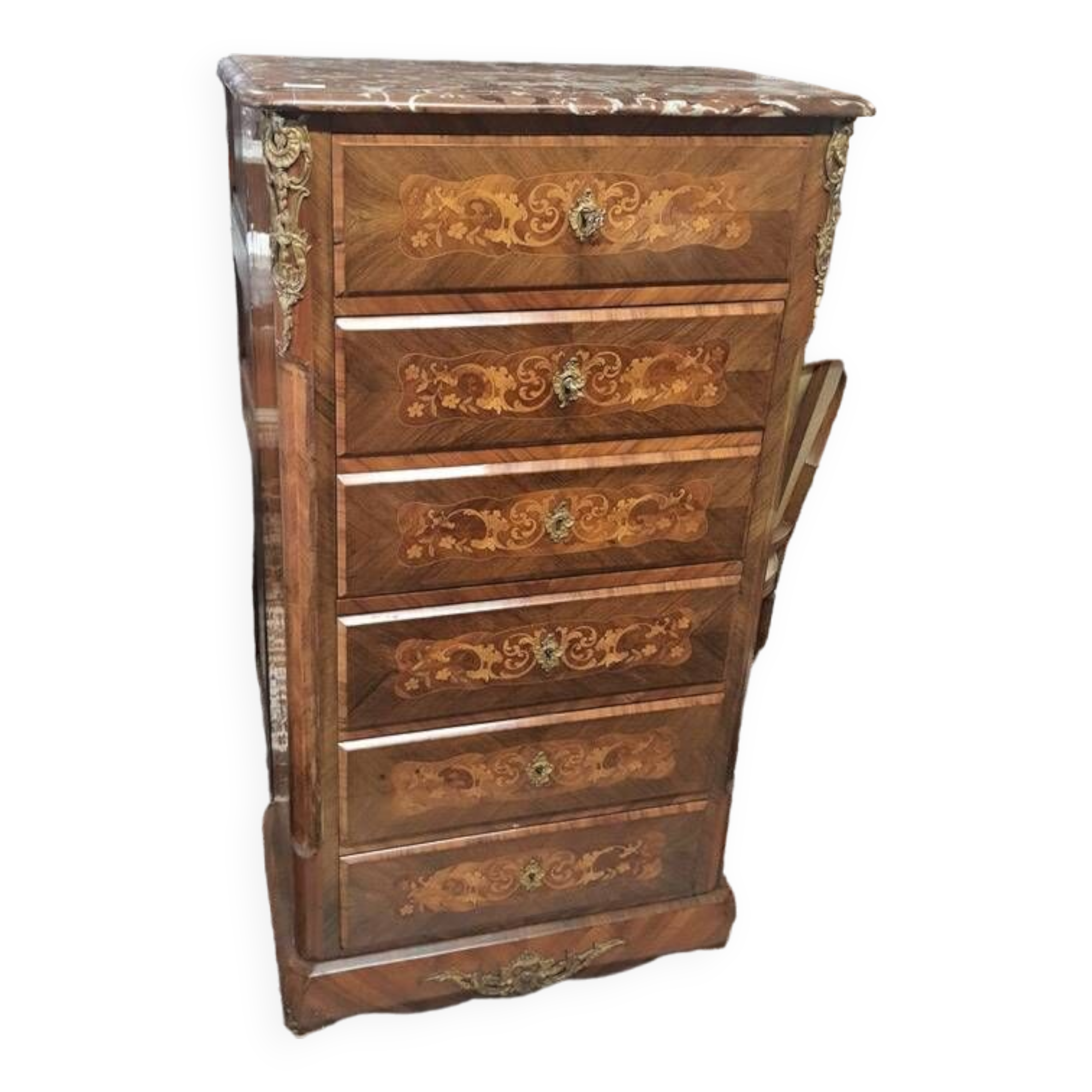 Marquetry secretary