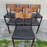 Scandinavian extendable table in Rio rosewood, 1960s