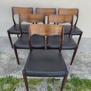 Scandinavian extendable table in Rio rosewood, 1960s
