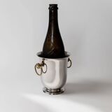 Silver-plated Jean Couzon 1980s Champagne Cooler – Vintage Centerpiece and Elegant Table Decor