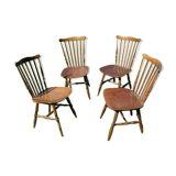 Set de 4 chaises Baumann modèle tacoma bistrot vintage