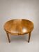 Vintage extendable round table, French made from the 1960s/70s.