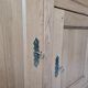 Low sideboard in light solid oak with 3 doors and 1 drawer.