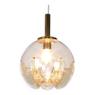 Murano ball suspension light by Doria, Germany, 1970s