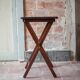 Table d'appoint pliante en bois
