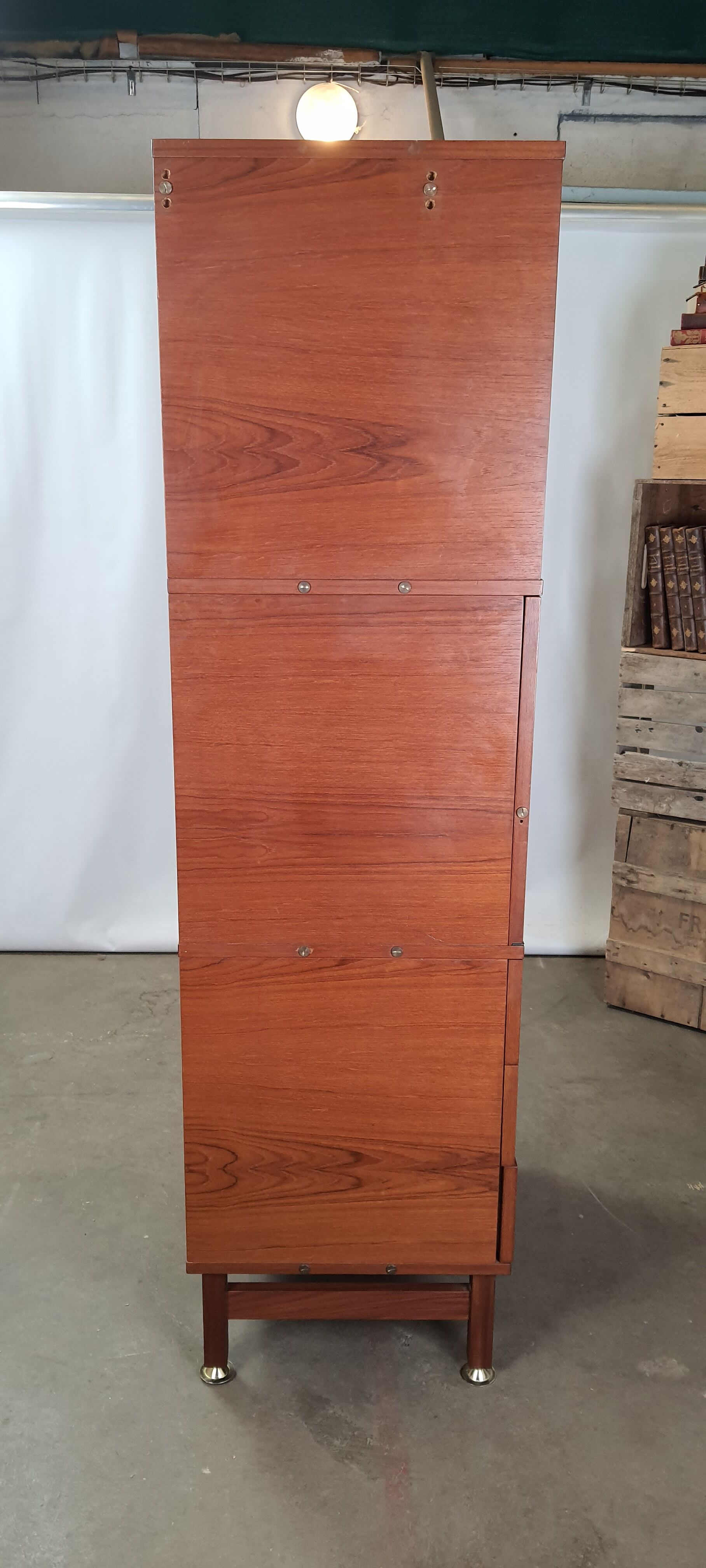 Secretary teak André Monpoix 60s