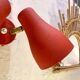 Double wall lamp in metal and brass 1950
