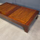 Table basse XXL en bambou, années 1980