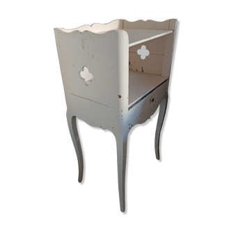 Old weathered bedside