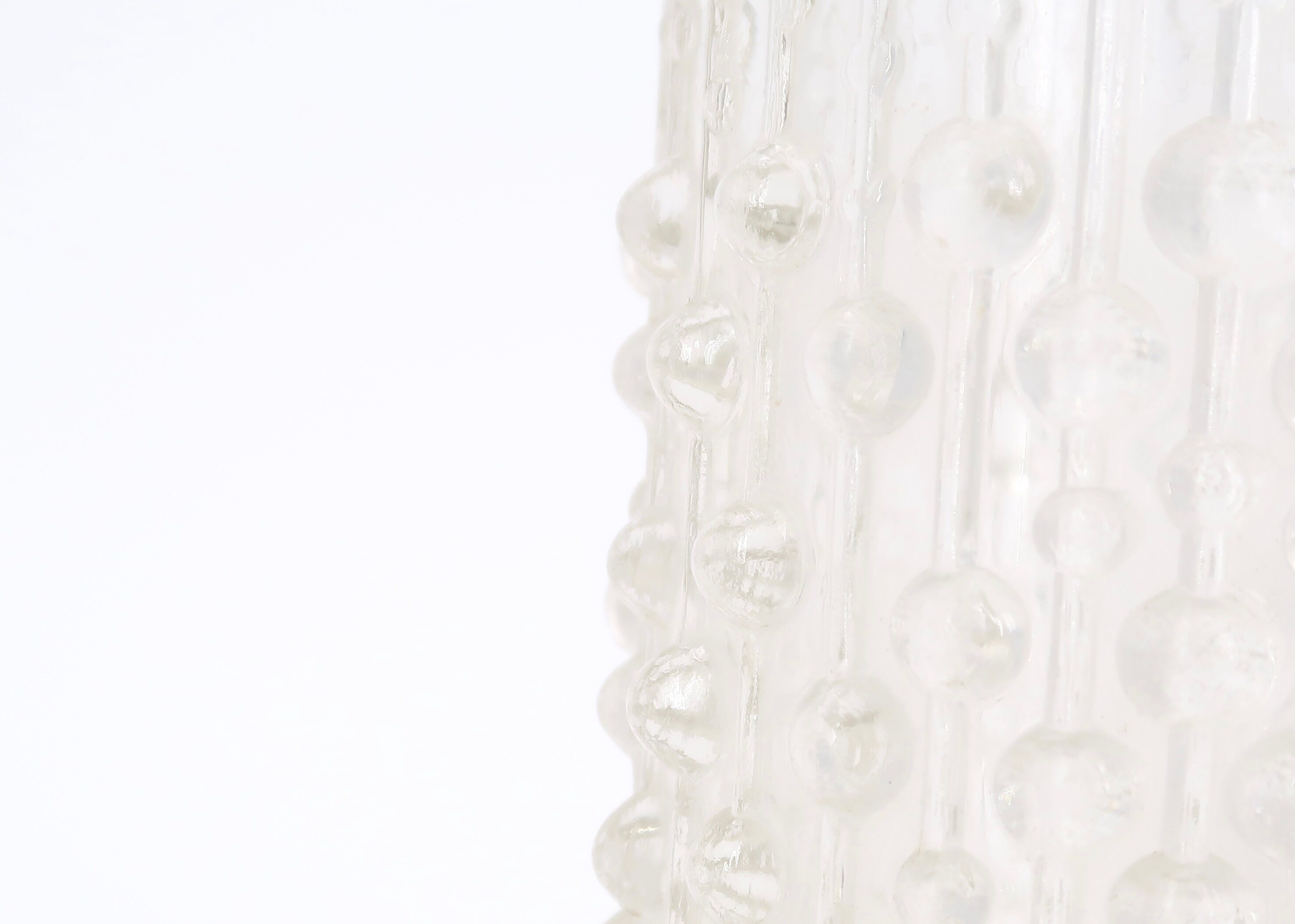 Vase by Frantisek Peceny 70s, Czech glassware