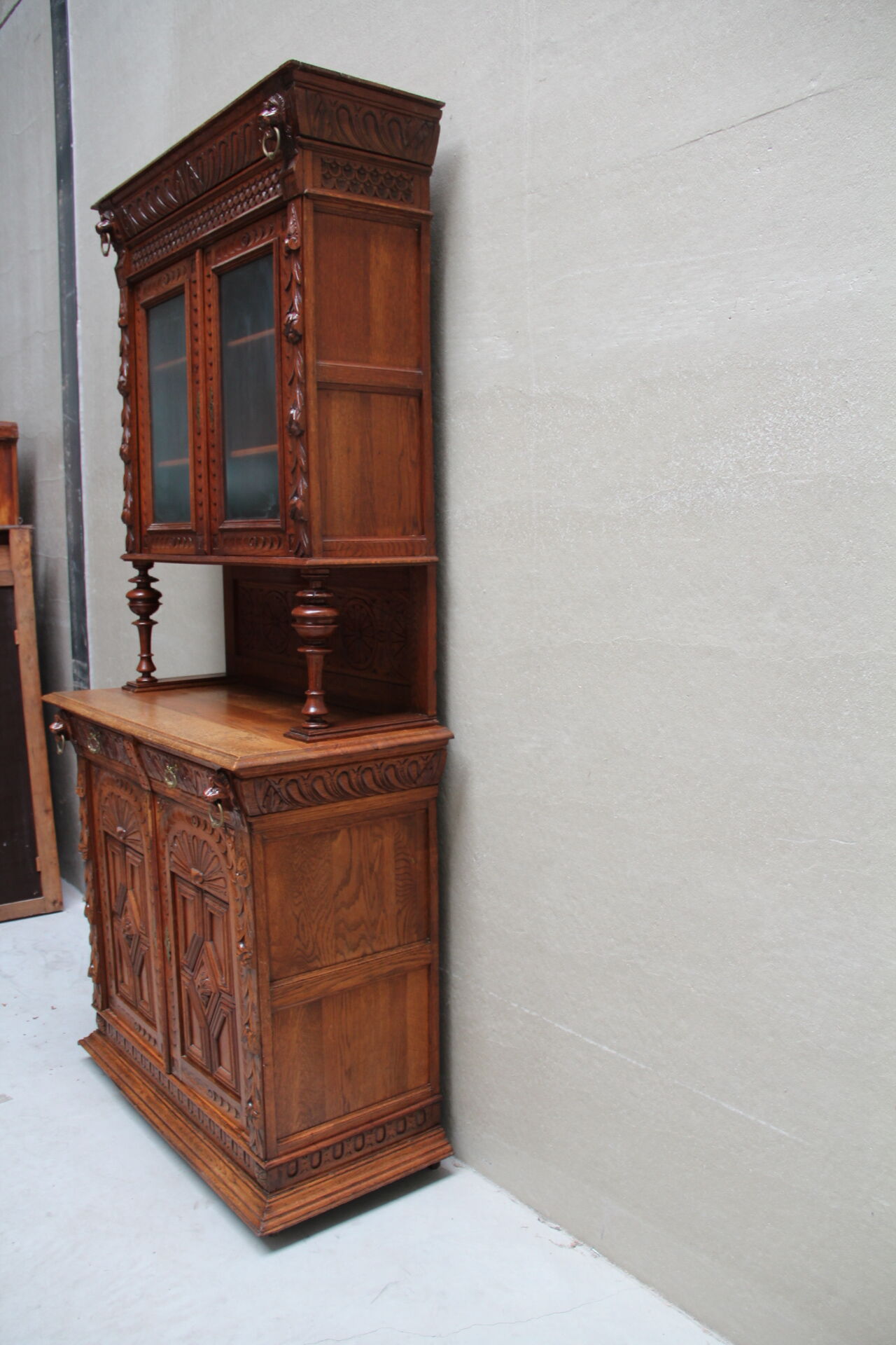 Neo-Renaissance double-body in oak, late 19th century