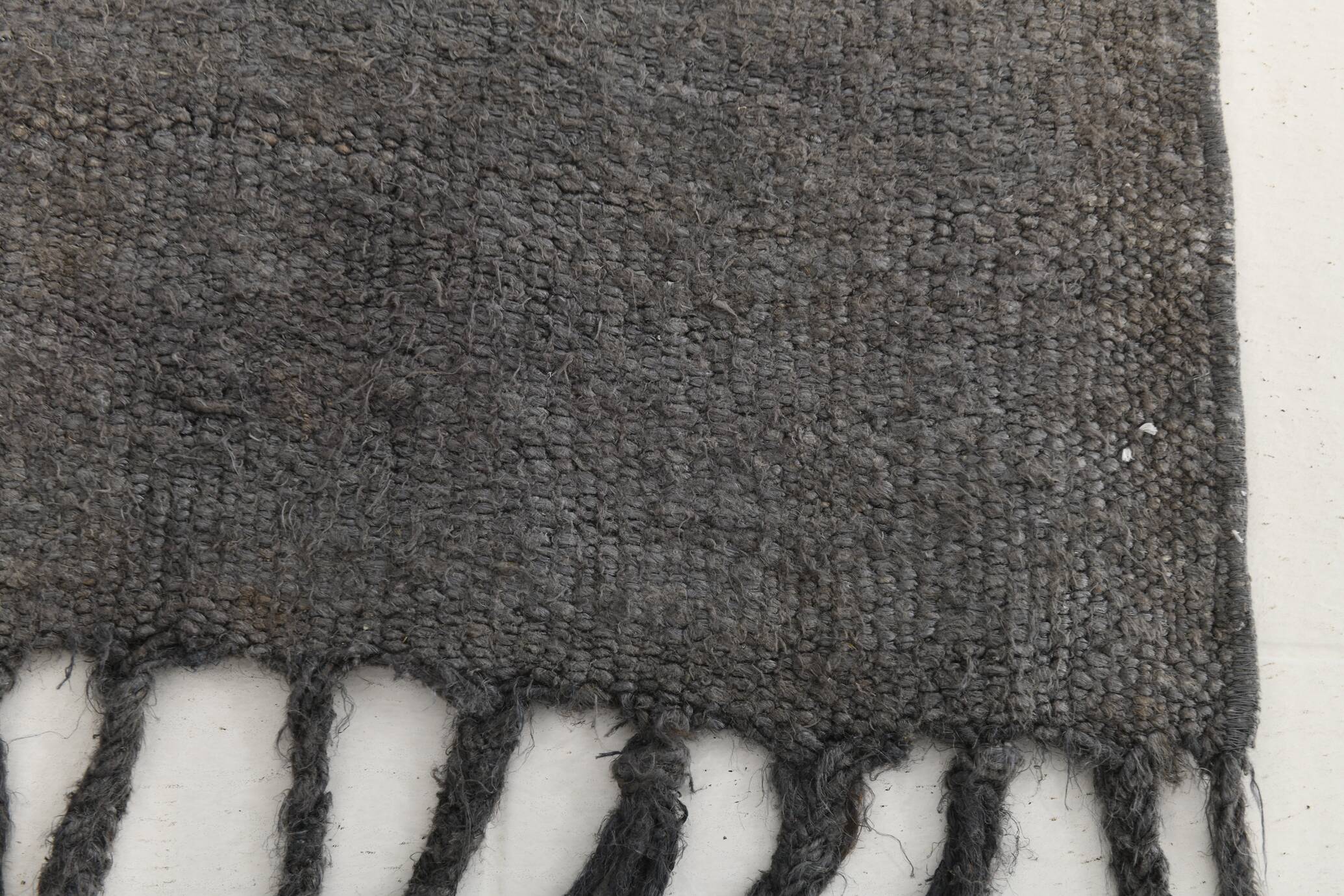 2x8 Mid Century Modern Gray Kilim Runner Rug, 60x254Cm
