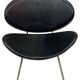 Vintage dining chairs set of four Italy 1990's Design in Black