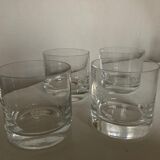 Product BHV Set of 4 smooth solid crystal whisky glasses
