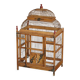 Cage à oiseaux décorative en bois peint chinois, début du 20e siècle, années 1930