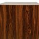 Vintage plant column in rosewood veneer 80s design