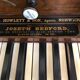 Old English harmonium mahogany bellows, nineteenth