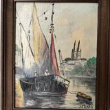 Painting, oil on panel