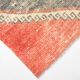 3x6 Handmade Turkish Red Vintage Rug, 81x185Cm