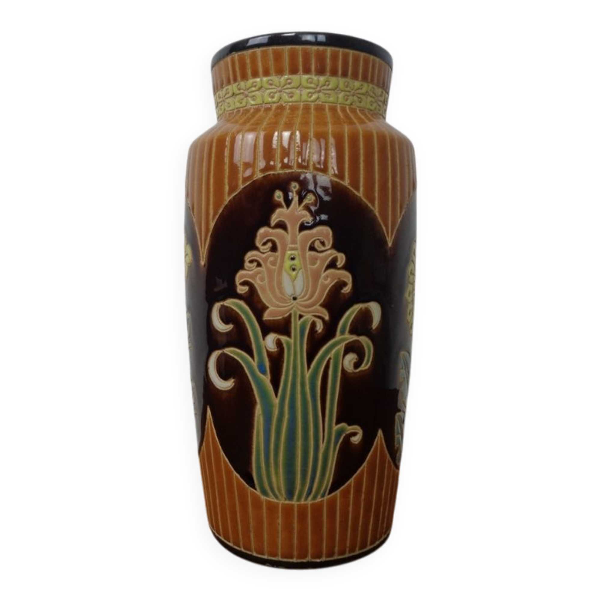 Art Nouveau pottery vase, 1920s
