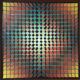 Tableau/Optical art/oil on canvas/78x78x2cm