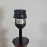 Vintage Aluminor France table lamp in wood and metal