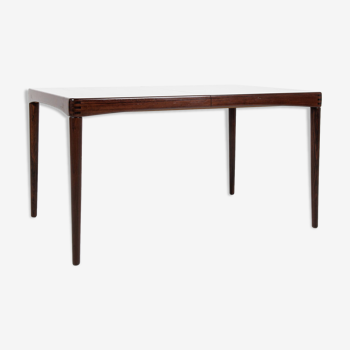 Midcentury Danish extendable dining table in rosewood by HW Klein for Bramin 1960s