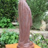 Cast iron statue of the Virgin Mary