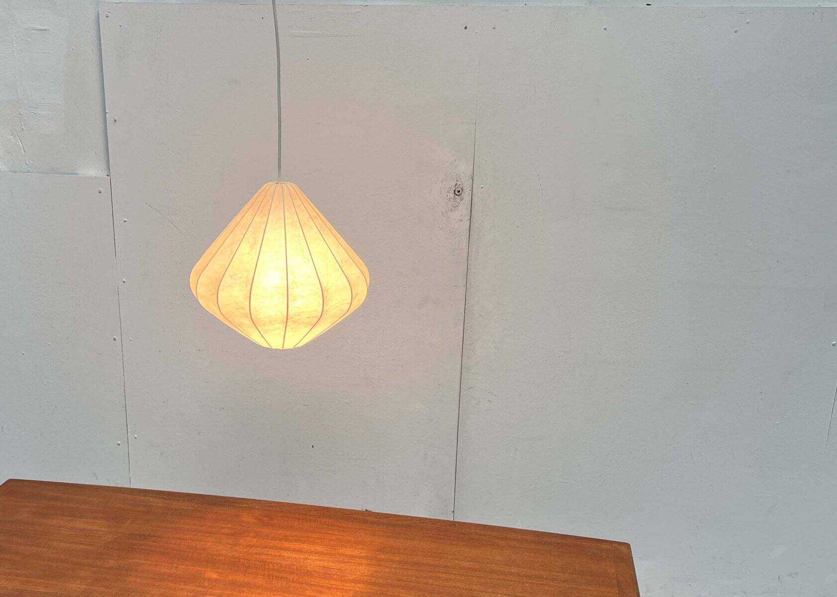 Mid-Century Modern Suspension Cocoon by Friedel Wauer for Goldkant Leuchten, 1960s