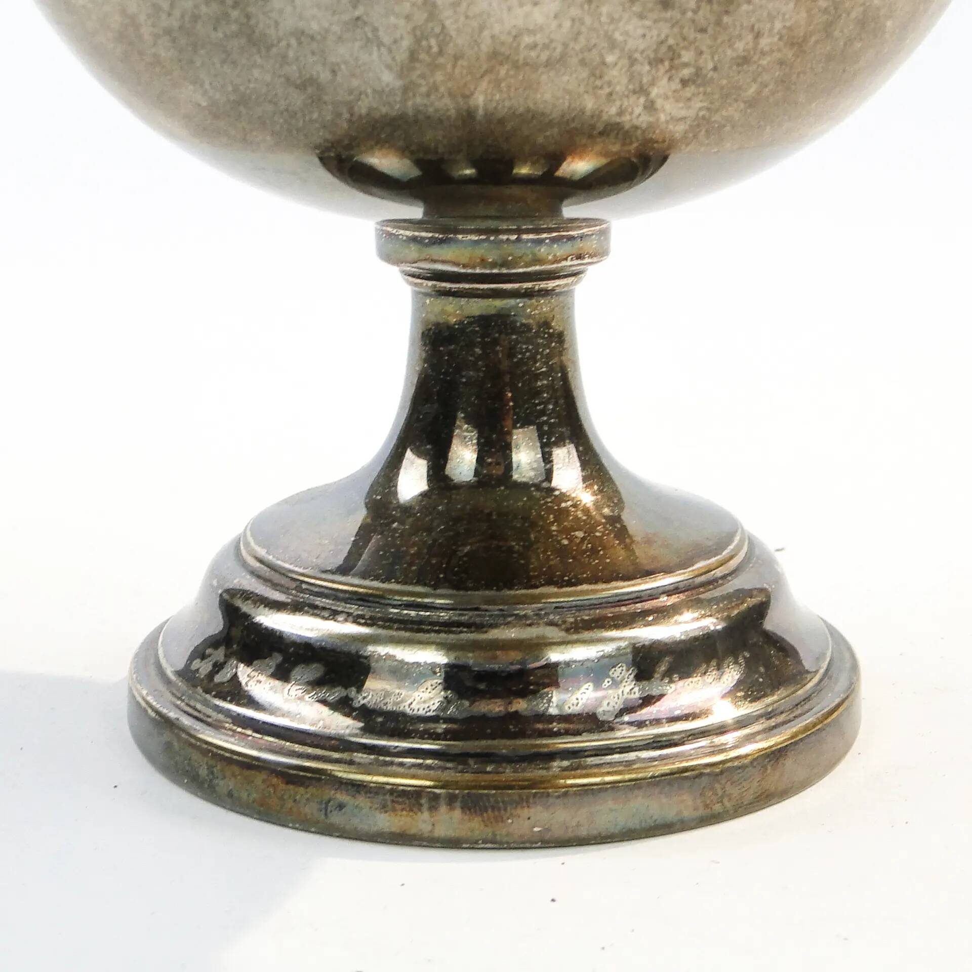 Sugar bowl, Art Nouveau, silver-plated brass, WMF, Germany, 1900s