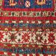 Antique Caucasian Karabakh carpet in 100% wool, late 19th century.