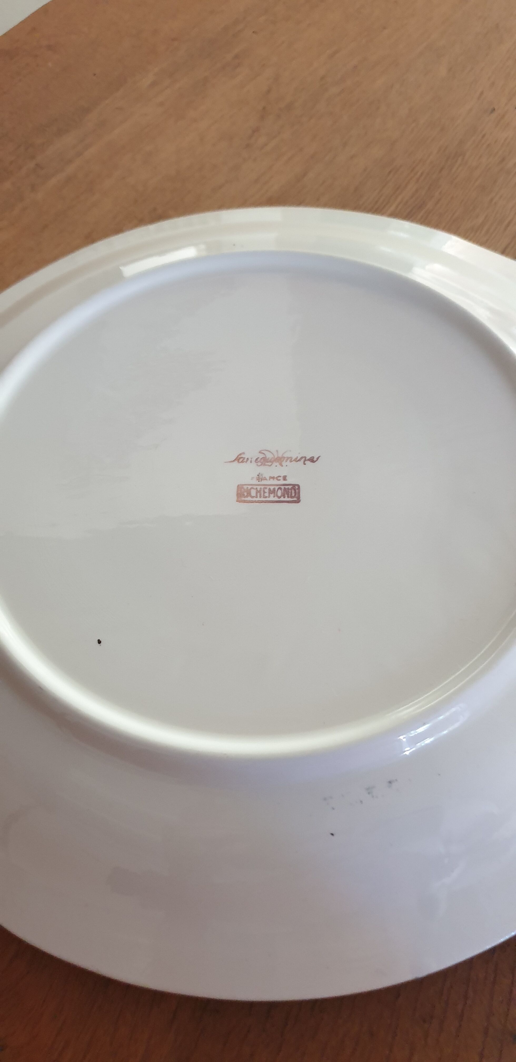 Richmond sarreguemines dish