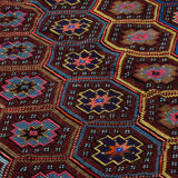 Anatolian handmade kilim rug 275 cm x 196 cm