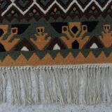 Tapis Tunisien en Laine Fait Main au Style Traditionnel Turc Anatolien