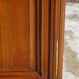 Louis XV style bonnetière in solid cherry wood