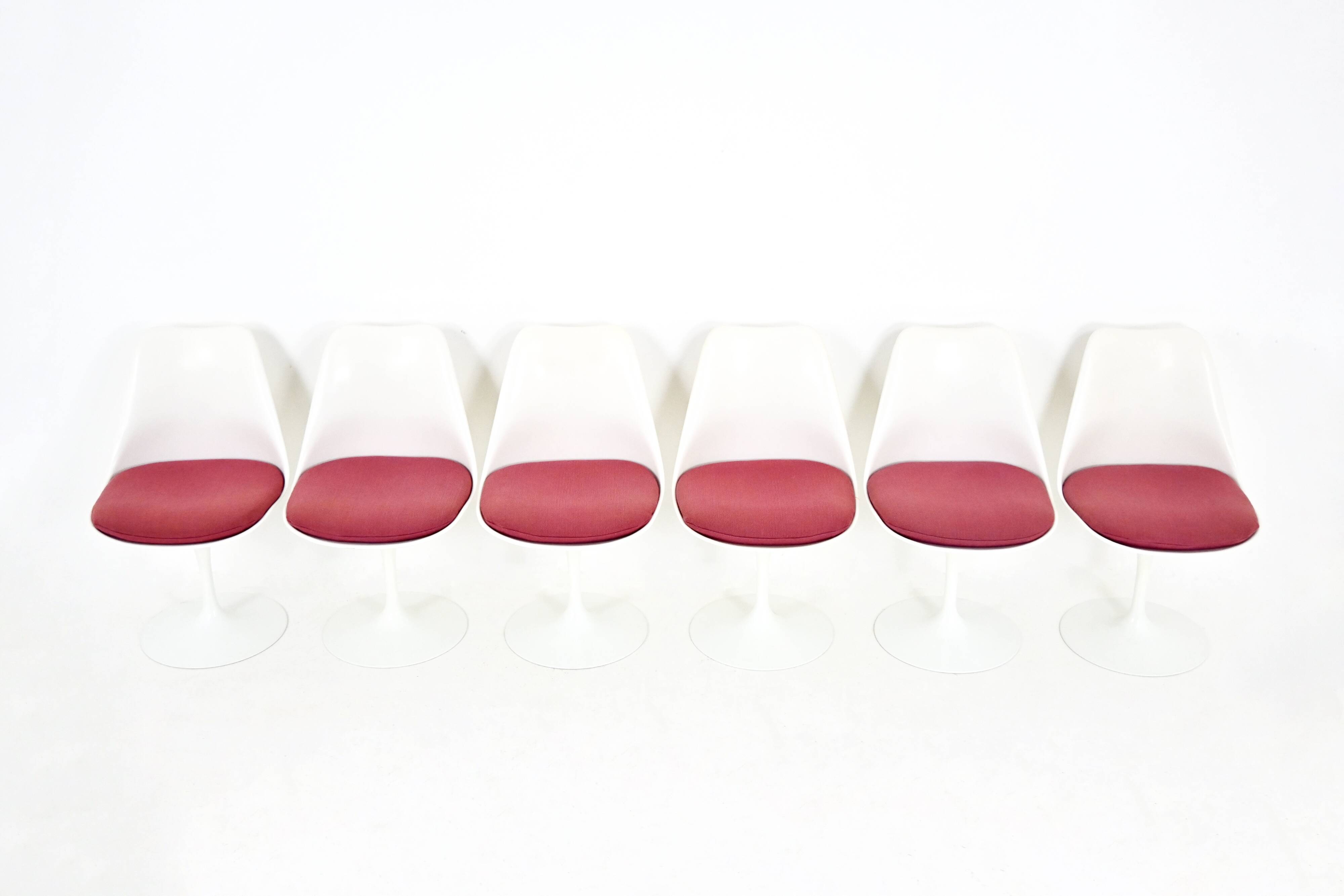 Set of 6 Tulip Chairs By Eero Saarinen For Knoll International, 1970